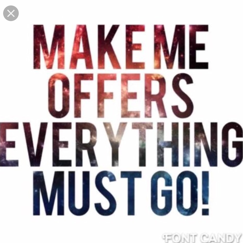 Accepting all reasonable offers. !!!